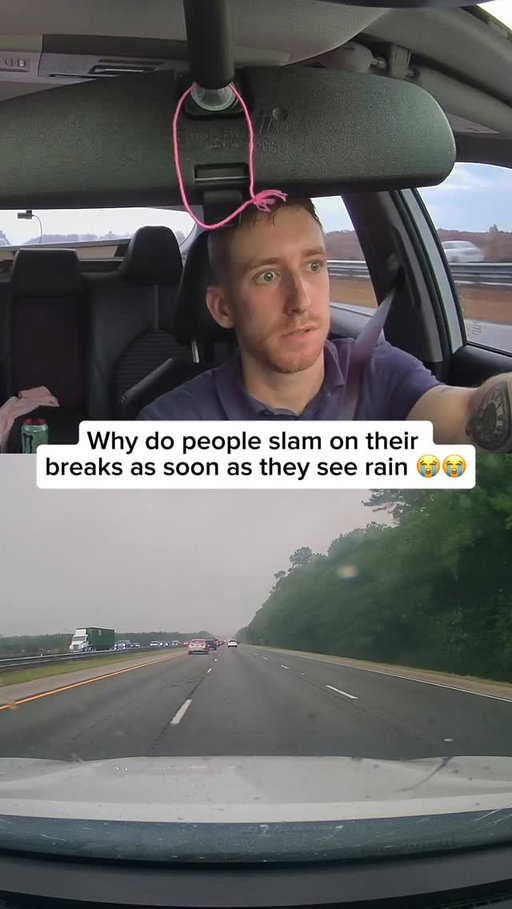 From 75 to 35 in two seconds 😂

 

#dashcam #rain #roadrage #driving #cars