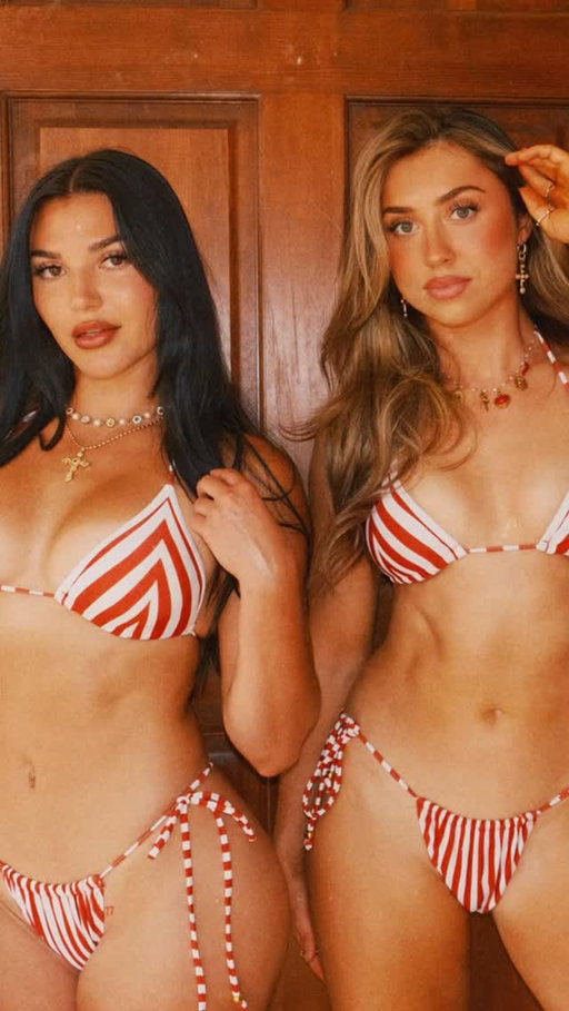 we said no photos… anyway ☆ candy stripe bikini just dropped @saltanddaughters link in bio