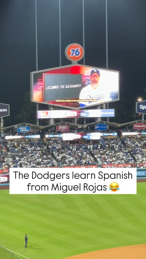 Shohei has me cackling 🤣 #dodgers #dodgerstadium #mlb