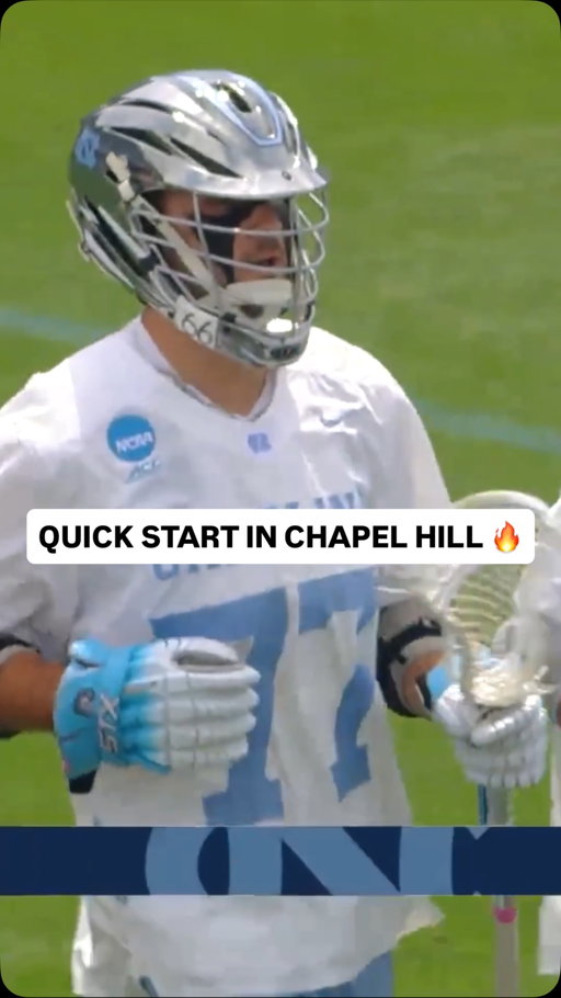 HEELS STRIKE FIRST 🎯

@dompietramala scores his 124th career goal, starting the scoring off for @uncmenslacrosse as they take on UAlbany.

#NCAAMLAX x 🎥 ESPNU