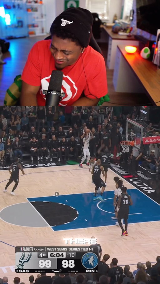 Wait a minute,…???😭

Spurs win game 3, Wemby is elite 

#spurs #nba #nbaplayoffs #timberwolves #reels