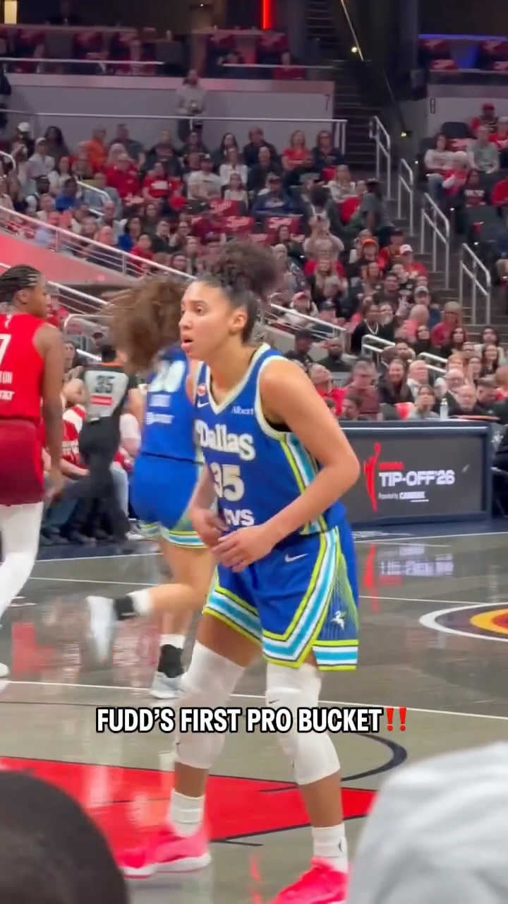 Are you surprised? 😉

The No. 1 pick in the 2026 WNBA Draft, Azzi Fudd scores her first regular-season bucket as a pro from deep for the @dallaswings 

DAL-IND I ABC I WNBA Tip-Off 2026 presented by @carmax