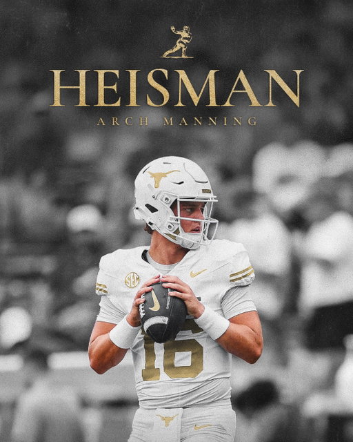 Who will win the @heismantrophy in 2026?

Jersey Swaps:
Josh Hoover: Bleacer Report CFB
Darian Mensah: ESPN
Sam Leavitt: Hayes Fawcett/On3