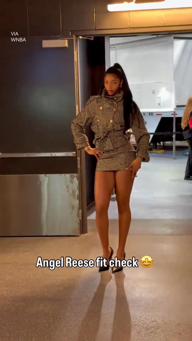 Angel Reese strutting before her Dream debut 🙌

(via @wnba)