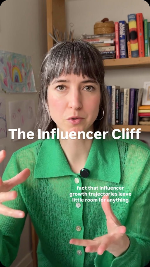 Are we falling off an “influencer cliff”?

(Thanks @jessijeanhome for the data!)
#influencermarketing #parasocial #alexcooper #contentcreators #girlboss