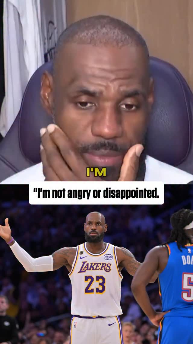 LeBron James on being down 3-0 against the Thunder