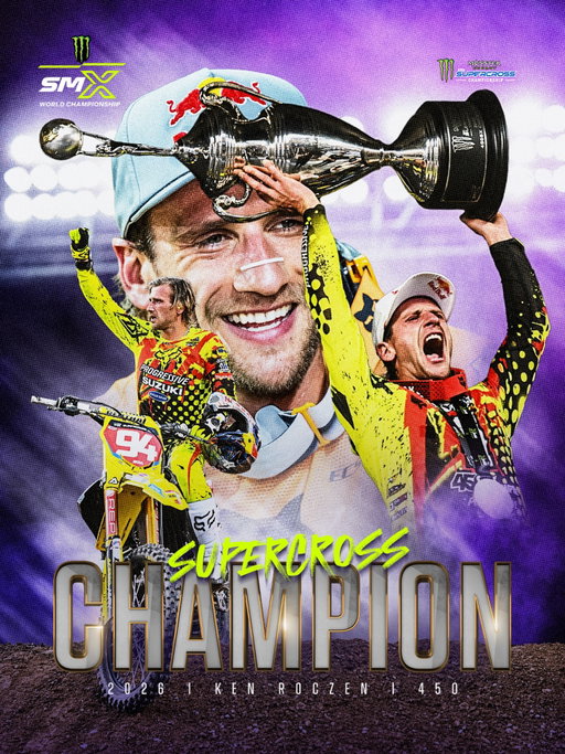 THE CHAMP 🏆 

#SupercrossLIVE #SMX #Suzuki