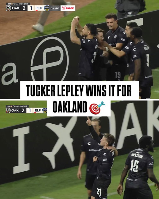 A worldie off the bench in your @oaklandroots debut? 

That's not a bad night if you're Tucker Lepley 😏