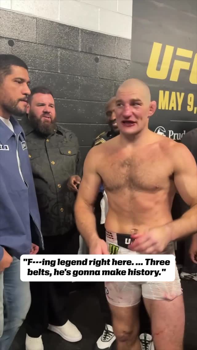 Sean Strickland had high praise for Alex Pereira after his #UFC328 win‼️