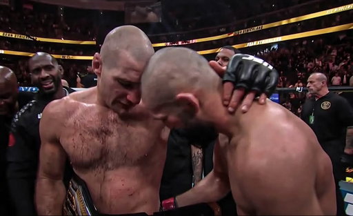 Thank you to all the fans who supported me. Wouldn't be here without you. Thank you to the warrior @khamzat_chimaev for sharing the cage with me.