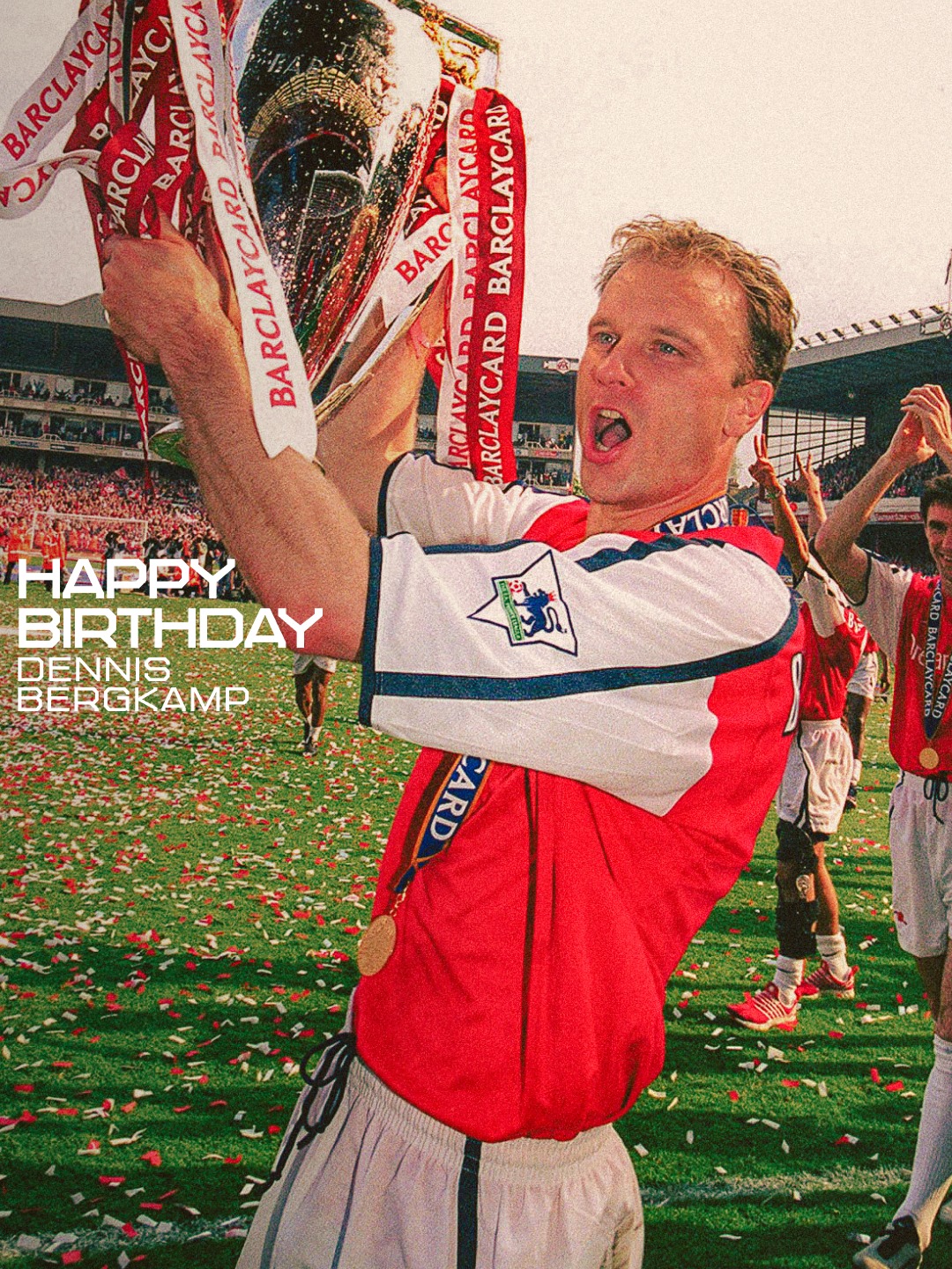 A true Arsenal great ❤️⁣
⁣
Happy birthday, Dennis Bergkamp! 🎈