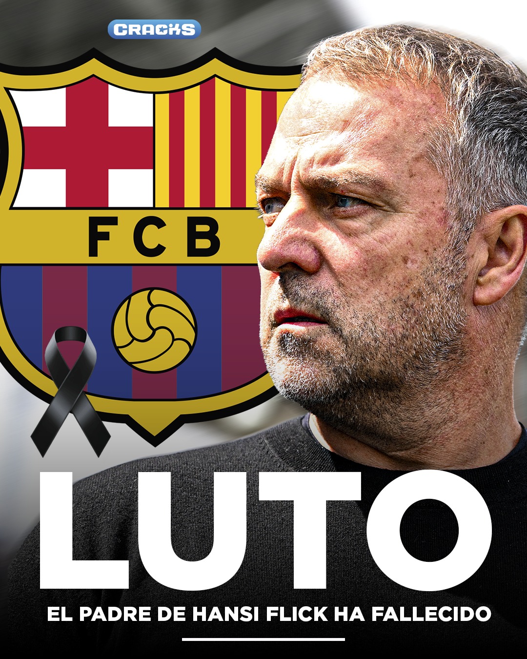 🙏 El FC Barcelona informó del fallecimiento del padre de Hansi Flick

😔 El técnico alemán comunicó la noticia esta mañana a jugadores y directiva

🔵🔴 Aun así, Flick dirigirá al Barça esta noche ante el Real Madrid en el Camp Nou

🕊️ Descanse en paz