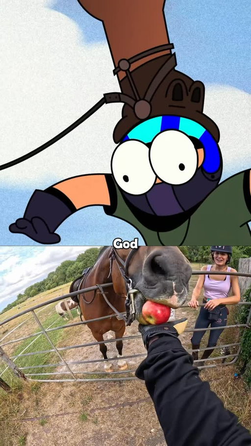 The real thing with animation ✅ 🖤

Hannah vs Harvey. Horse v motorbike 🌚

Rematch soon!?

Say hi if you me whizzing around x

Love you x

.

#harveyridesbikes #harvey #goodvibes #cartoon #Animation