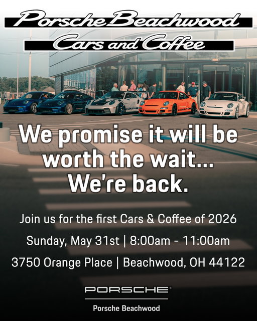 It's the post you've been waiting for. We are thrilled to officially announce our first Porsche Beachwood Cars and Coffee of the 2026 season. Mark your calendars, we hope to see you here.
.
.
.
#Porsche #PorscheLife #PorscheClub #PorscheFans #PorscheMoment #PorschePix #Porschers #TimelessMachine #ThereIsNoSubstitute #CarsOfInstagram #Carstagram #InstaCar #CarOfTheDay #InstaAuto #Luxury #LuxuryCars #CarsWithoutLimits #AmazingCars #Cleveland #ClevelandCars #PorscheBeachwood #PenskeCars