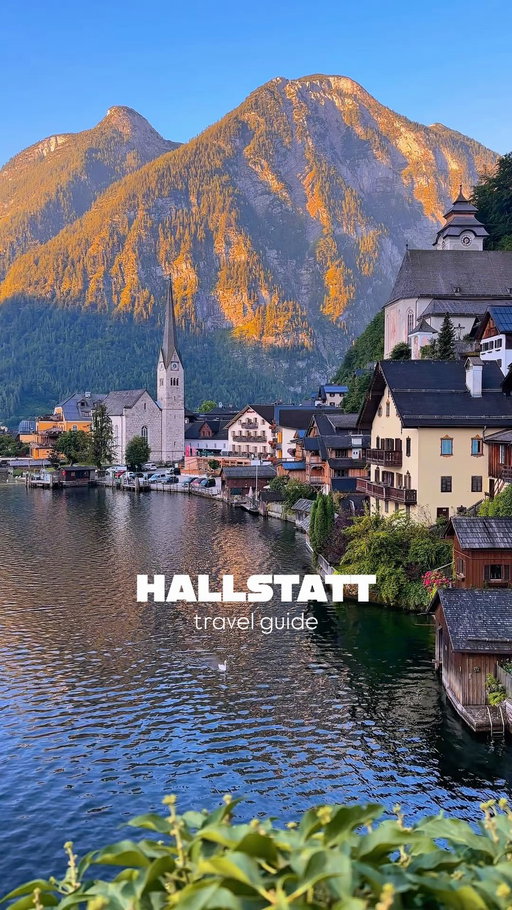 Steal my travel guide for your next trip to Hallstatt, Austria 🇦🇹

Whether you're visiting Hallstatt for a day or you're planning to spend the night in this beautiful town, this video is for you. 

• Walk through the Old Town & lake promenade 
• Visit the Hallstatt Skywalk for panoramic views
• Take a boat ride on the lake
• Explore Salzwelten Hallstatt
Pro tip: visit at sunrise or sunset if you can: Hallstatt becomes much quieter and more magical once the crowds leave.

Where To Eat
• Zum Bader Gastwirtschaft
• Salz Stüberl

Where To Stay
• Heritage Hotel Hallstatt: central location and amazing views
• Seehotel Grüner Baum: classic lakeside hotel with beautiful views

How to get there from Salzburg:
Train to Hallstatt station (~2.5 hrs), then a short ferry across the lake into town.

Driving Tips:
If you’re visiting by car, keep in mind that parking in Hallstatt is limited, especially during peak season. Visitors are not allowed to drive into the town centre itself( only residents can access it) so you’ll need to park in the designated car parks and walk into town.

#visithallstatt #shotonosmo #djiawards #djipocket3