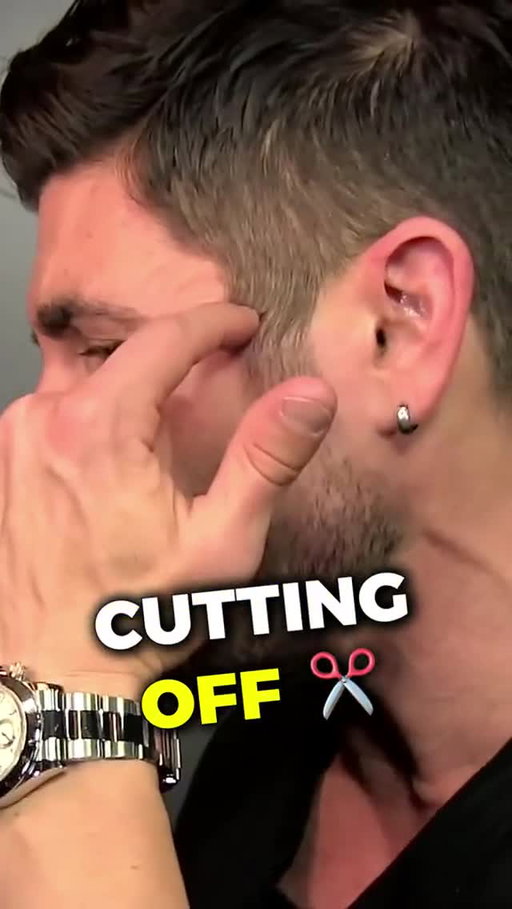The number 1 grooming sin! NEVER cut off your sideburns...