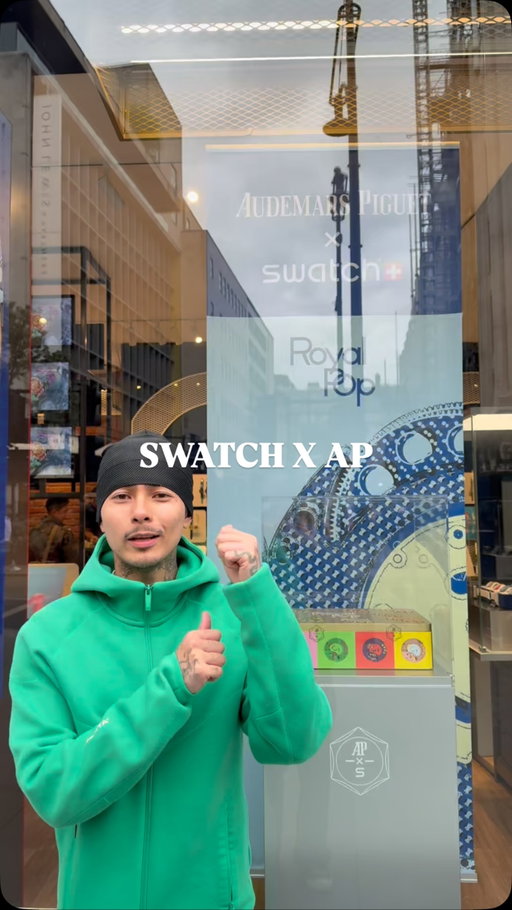 Will you try cop the Swatch x AP collab to wear or resell? #watches #watchtok #watchfam #swatch #audemarspiguet