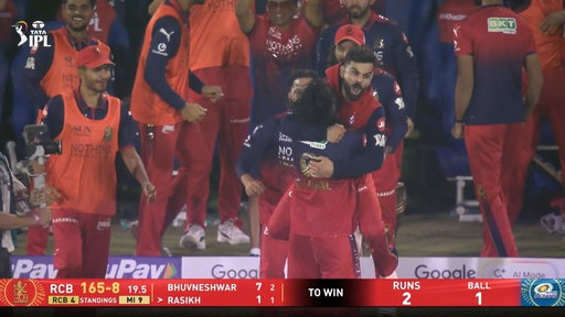 WHAT ON EARTH HAVE WE JUST WITNESSED! 🤯

Bhuvneshwar Kumar & Rasikh Dar, take a bow ❤️

#TATAIPL | #KhelBindaas | #RCBvMI