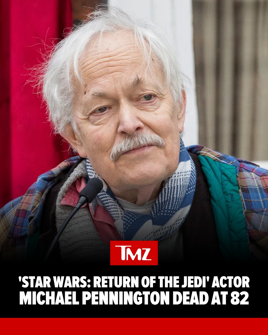 Michael Pennington, who played Death Star Commander Moff Jerjerrod in "Star Wars: Episode VI: Return of the Jedi" has died. 💔🕊️

All we know at the link in bio