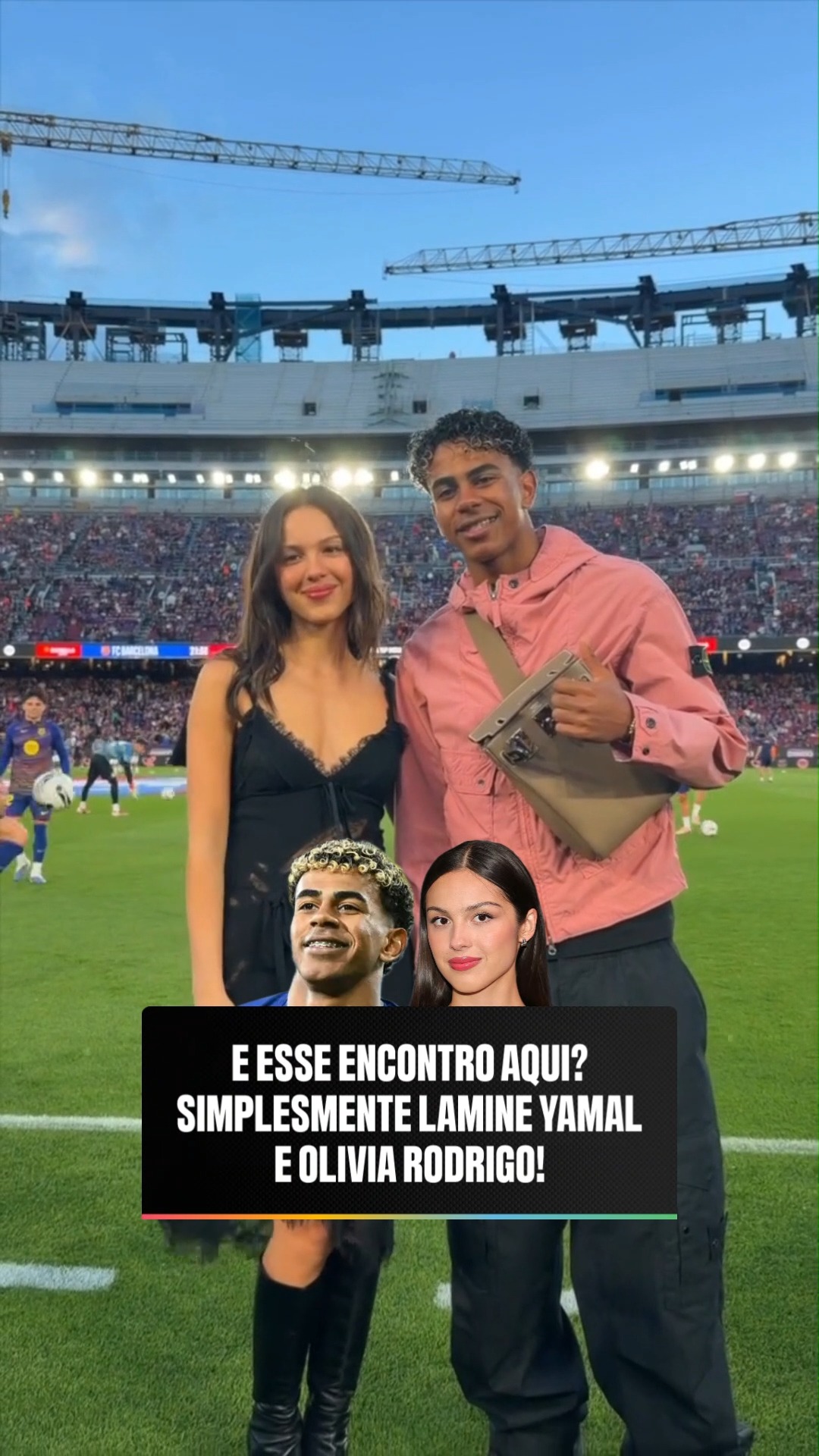 CRAQUE DO FUTEBOL 🤝 CRAQUE DA MÚSICA

Simplesmente Lamine Yamal e Olivia Rodrigo juntos antes de Barcelona x Real Madrid! QUE DUPLA! 😍😮‍💨

🎥 @fcbarcelona

#CoberturaCazéTV #Barcelona #LamineYamal #OliviaRodrigo #Laliga #cztv04 #Original