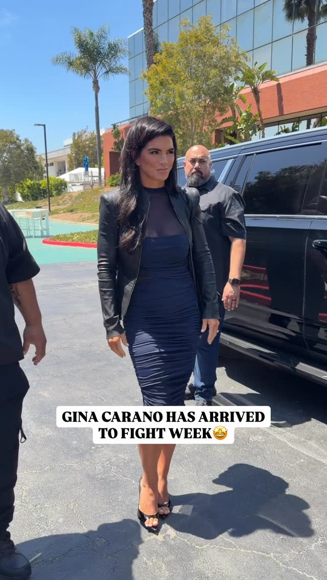 @ginajcarano has arrived to MVP MMA fight week👀💫

Buy your tickets NOW | Link in BIO 🎟️

——— 
Saturday, May 16th
LIVE only on Netflix
Intuit Dome - Los Angeles, CA
#RouseyCarano #NgannouLins #DiazPerry