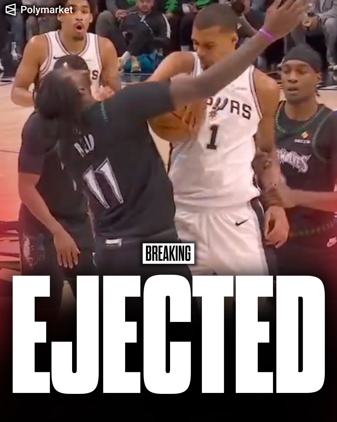 WEMBY HAS BEEN EJECTED FOR THIS ELBOW TO THE FACE ON NAZ REID 👀

Did he deserve to be ejected?