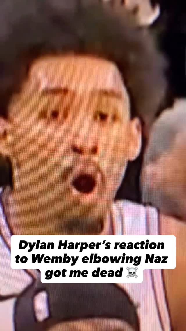 Dylan Harper knew Wemby was gone after that 😭