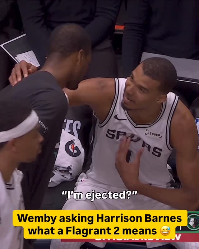 Wemby had to ask his vet 💀

#nba #basketball #nbabasketball #wemby #victorwembanyama