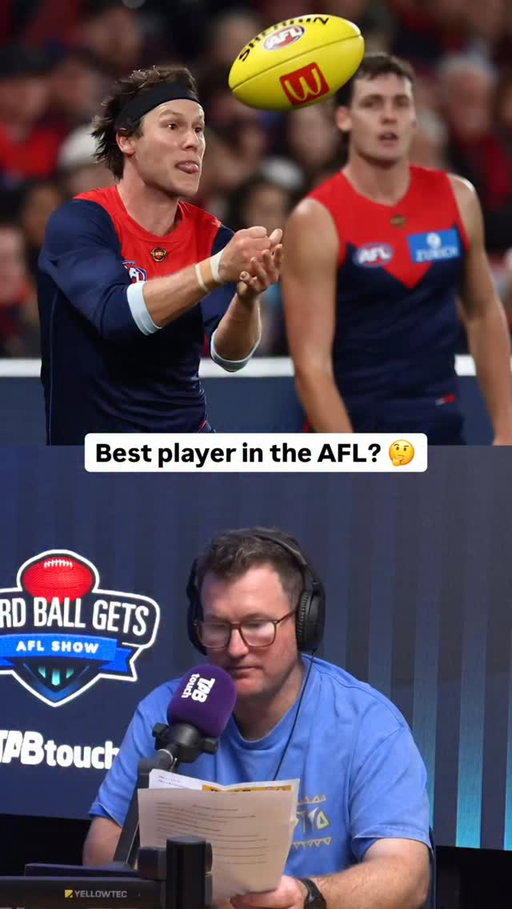 No wonder Melbourne are going well! #afl