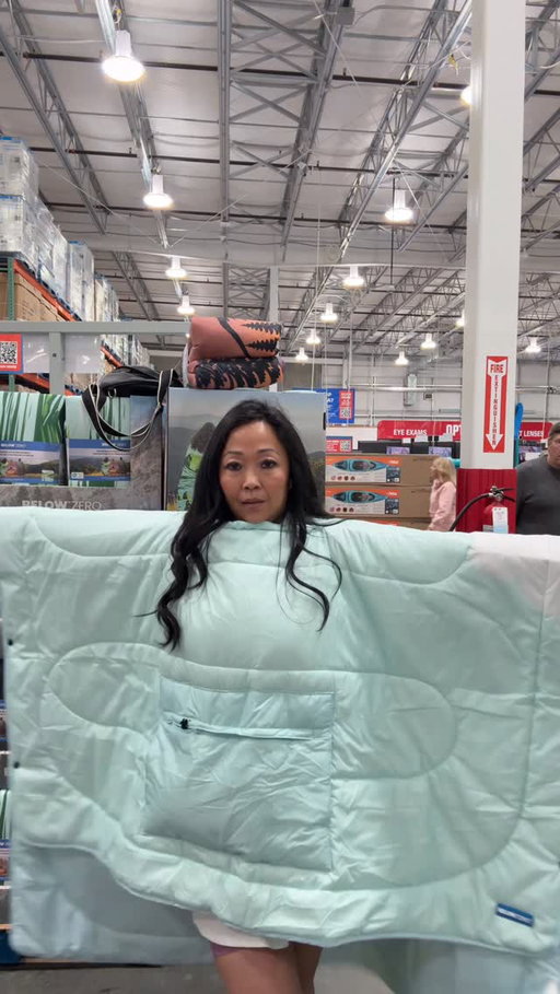 Below Zero 2 in 1 wearable blacker @costco_canada  could really be my Miss Canada runway look Want the Costco link? ❤️ ✨ Just follow us (Instagram rules!) + drop a comment below — we’ll slide it into your DMs! #tinasfavyyc #yyccostcolovers #costco #costcoloverscanada #belowzero