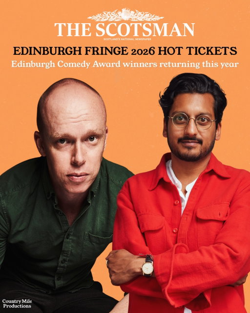 🔥 @ahirshah & @jordanbrookescomedy are back at #edfringe2026 - and they are @the.scotsman’s Hot Tickets! 🔥

Read more about the brilliant new shows from these @edcomedyawards Winners - and then grab your tickets from the link in our bio now 🏃