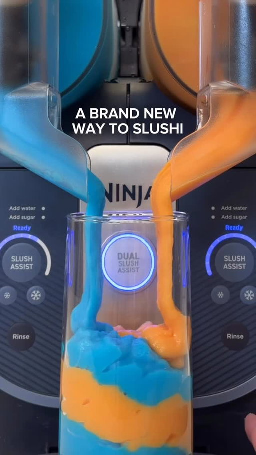 🚨 NEW SLUSHI ALERT 🚨 

Meet the Ninja SLUSHi Twist. 🌀 Two flavors. One twist. Zero ice. The only frozen drink maker that slushes two drinks at the same time and combines them into something entirely its own. 🥤

Smarter. Easier. Faster.* You already know how this goes — link in bio before it sells out. 🔗

*vs Ninja SLUSHi® FS3

#NinjaSLUSHiTwist #NinjaSLUSHi