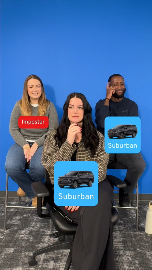 Round 2! Would you have guessed the Chevrolet Suburban? #Imposter #GMCanada #ChevroletSuburban