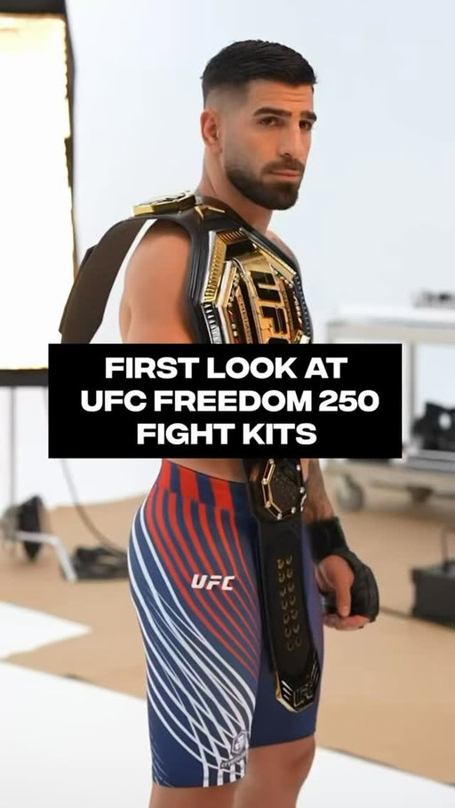 Ahead of the historic UFC Freedom 250 event taking place at the White House, here’s a first look at the special edition UFC Freedom Kits 👀🔥