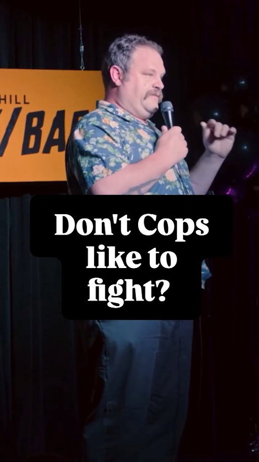 This isn't a joke. I really did think like this. I really didn't like fighting regular people but it was the opposite with cops. They used to scare the crap out of me and I kind of freaked out all the time. I usually would run or fight. Neither ever worked.

I still do a variation of this joke but it's a lot different now. I was reminded this morning of this version and it has its merits.

Come see me do comedy live!

5/14 Tacoma, WA
5/16 Newberg, OR
5/21 Phoenix, AZ
5/30 Bellevue, WA
6/3 Ketchikan, AK
6/4 Juneau, AK
6/5 Sitka, AK
6/13 Ashland, OR
6/14 Madras, OR
6/17 Marysville, WA
6/19 Montgomery, AL
6/20 Birmingham, AL
6/21 Tampa Bay, FL
6/25 Sioux Falls, SD
6/26-6/27 Rapid City, SD
7/10 El Paso, TX
7/11 Odessa, TX
7/18 Chehalis, WA
7/31 Kalama, WA
8/1 Birch Bay, WA
8/15 Eureka, CA
8/18 Marion, IL
8/19 Little Rock, AR
8/20 Tulsa, OK
8/21-8/22 Kansas City, KS
8/23 Lawrence, KS
8/27 Boise, ID
8/28 Bend, OR
8/29 Hood River, OR
9/3 Brush Prarie, WA
9/18 Prosser, WA
9/19 Hillsboro, OR 

#standupcomedy #standup #sammiller #wedorecover #cops