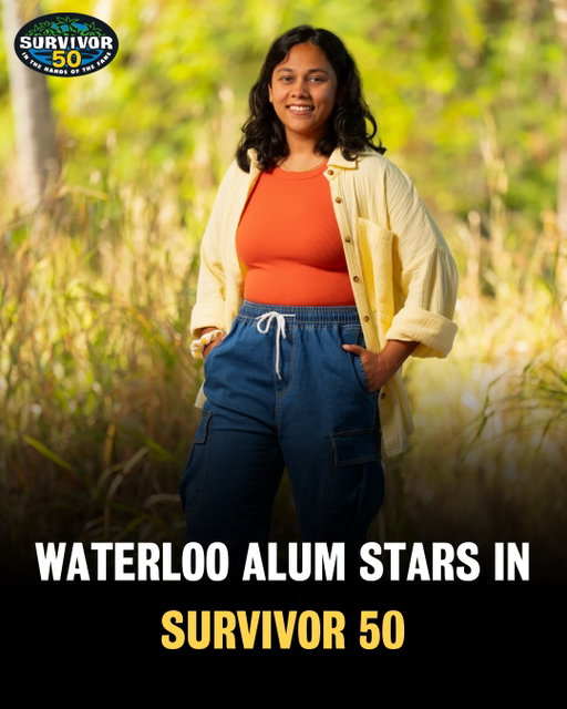 As a University of Waterloo student, @kamillaa_k (BASc ’16) didn’t spend her Wednesday nights at Bomber. She was at home watching Survivor.

Ten years after graduating, Karthigesu watched herself play on the show’s 50th season. She also played on Survivor 48, where she reached the final four and formed an iconic secret alliance with Kyle Fraser, the season’s winner.

Read more about Kamilla’a Survivor experience and how her time at #UWaterloo helped her to Outwit, Outplay, and Outlast.