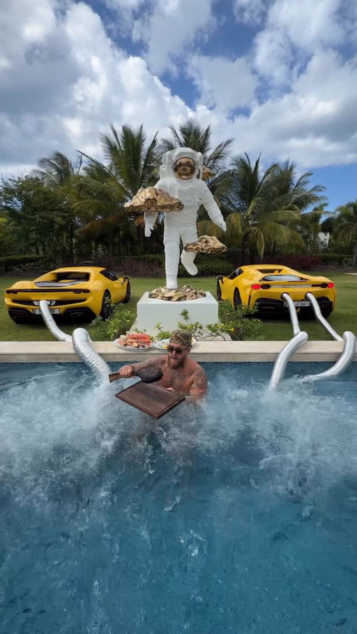 Supercar hot tub