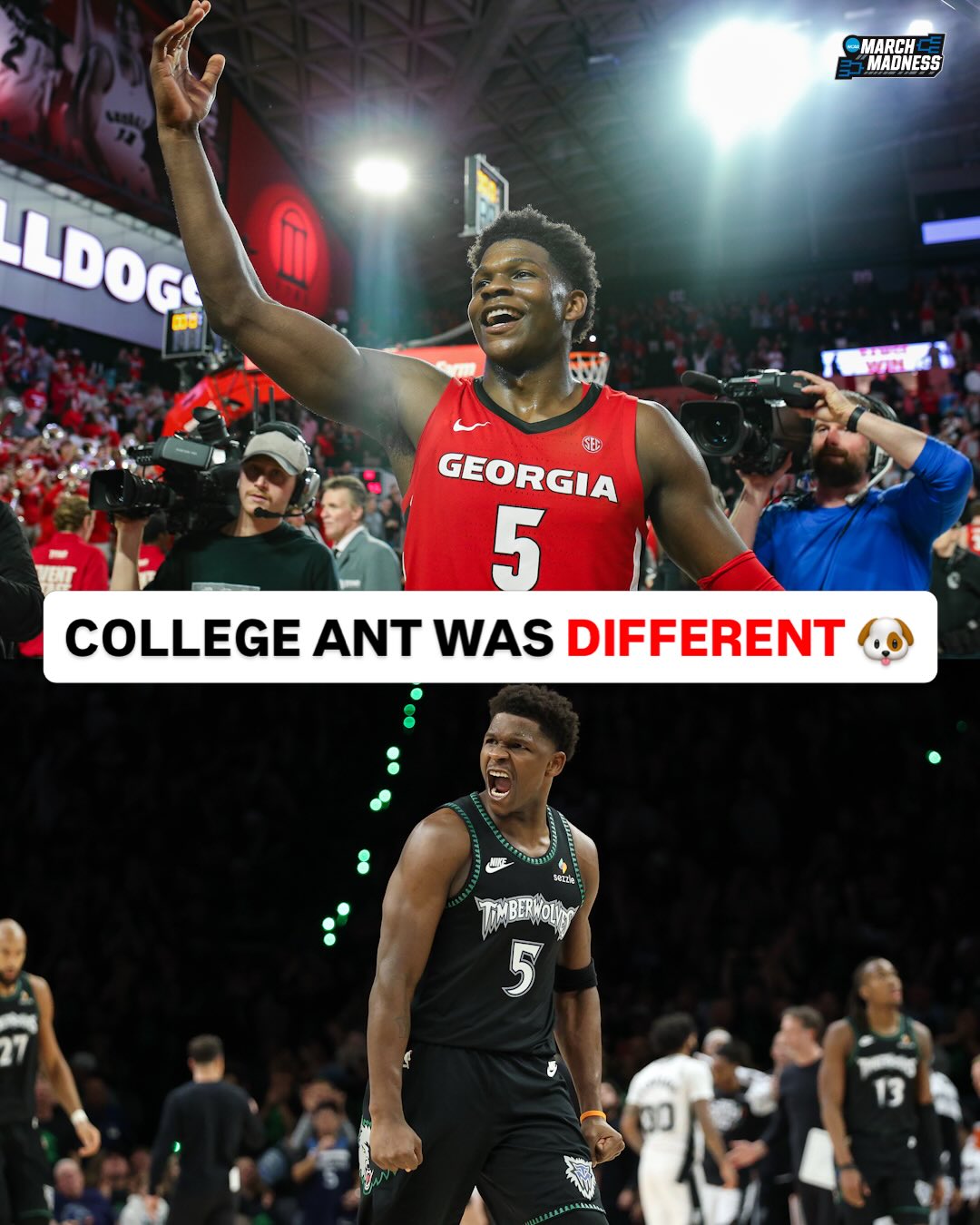 Anthony Edwards is still giving us elite playoff performances while battling through injury 💪