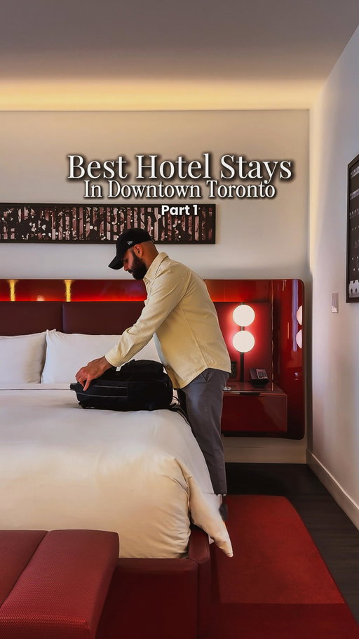 ✨🏨Best Hotel Stays in Toronto - Part 1!👇

In this series, I’ll be sharing some of the most beautiful and memorable hotel stays across the city, starting with the beautiful Revery Toronto Downtown, Curio Collection by Hilton @reverytoronto 

From the moment you walk in, the deep red tones and modern design make the entire space feel elevated. The rooms are sleek, cozy, and perfect for unwinding after a day in downtown Toronto🌇
I also had dinner at @deauvilleclubto on the second floor of the hotel, and the cocktails and food were the perfect way to end the night🥂
.
#Toronto #Hotels #BestHotelsInToronto #Summer #TravelersOnTheGo