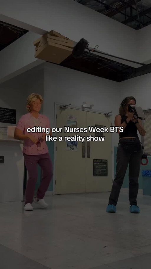 Unserious people. Serious fun.

When a set full of nurses get together… this happens.