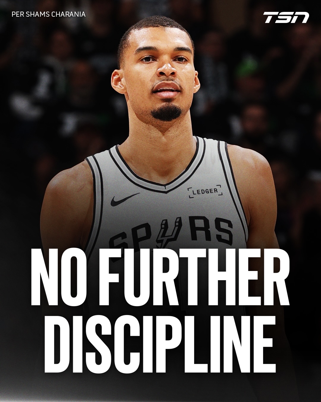 Victor Wembanyama will not face any further discipline after he was ejected for elbowing Naz Reid on Sunday night, per @shams

(🎥 NBC)