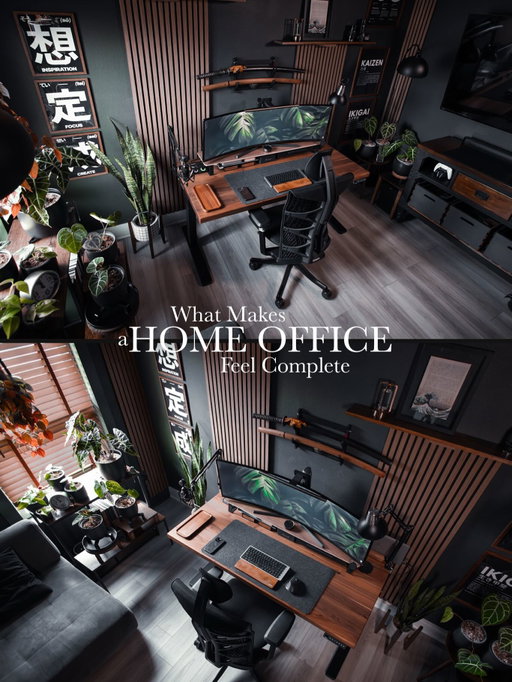 A complete home office is about more than just a desk setup.

A lot of people focus only on the desk itself, but for me, it’s always been about the atmosphere of the entire space.

The cohesion.
The comfort.
The textures.
The organization.
The natural elements.
The personality behind it all.

Workspaces aren’t built all at once — they evolve slowly through intentional choices that make the room feel more personal and more inspiring to spend time in.

Your personality is what makes it feel complete.

#homeoffice #interiordesign