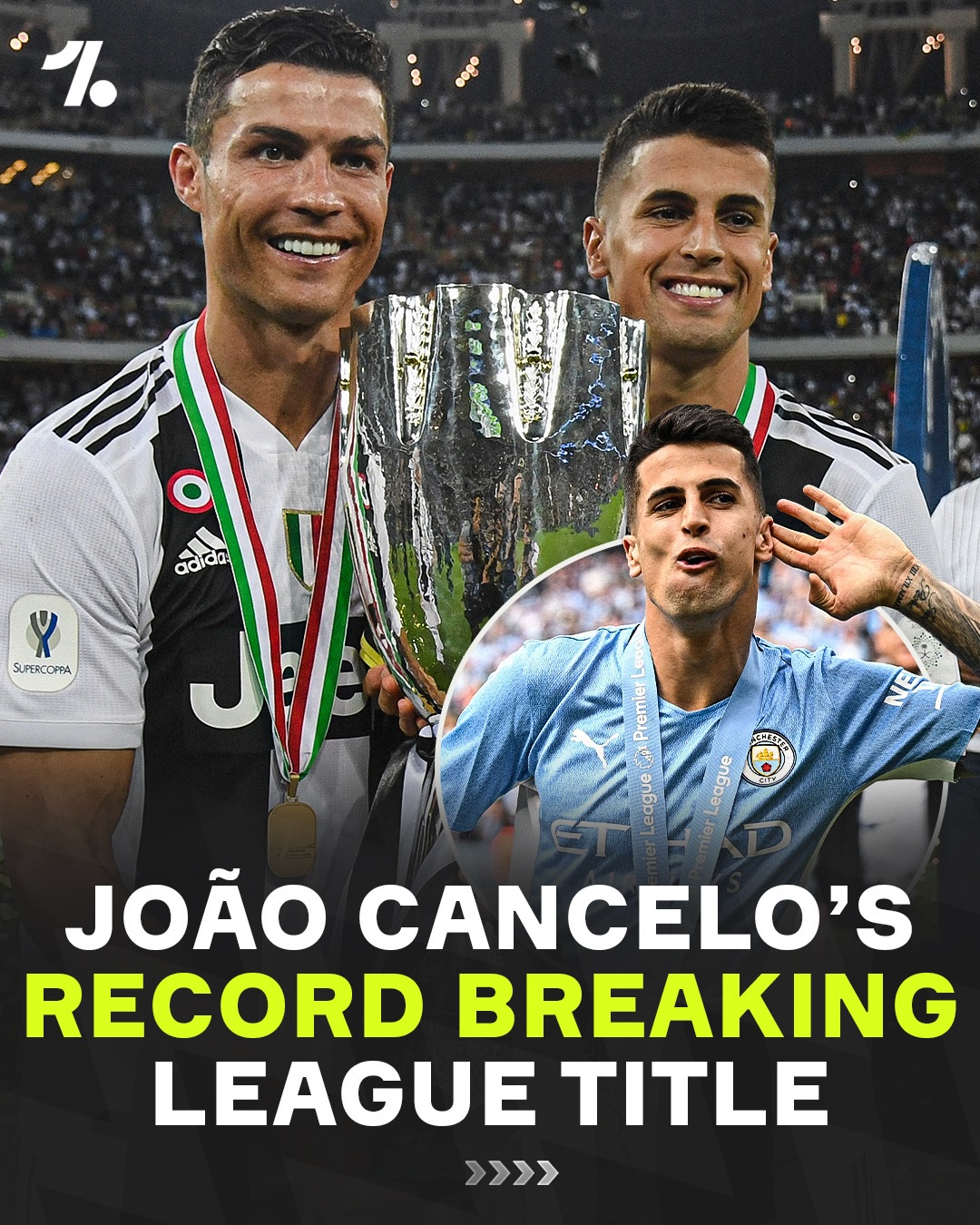 João Cancelo is the first ever player to win four league titles in Europe’s top five leagues 🏆🥇

🏆 LaLiga
🏆 Premier League 
🏆 Bundesliga
🏆 Serie A

Only Ligue 1 is missing from his collection 🇫🇷👀