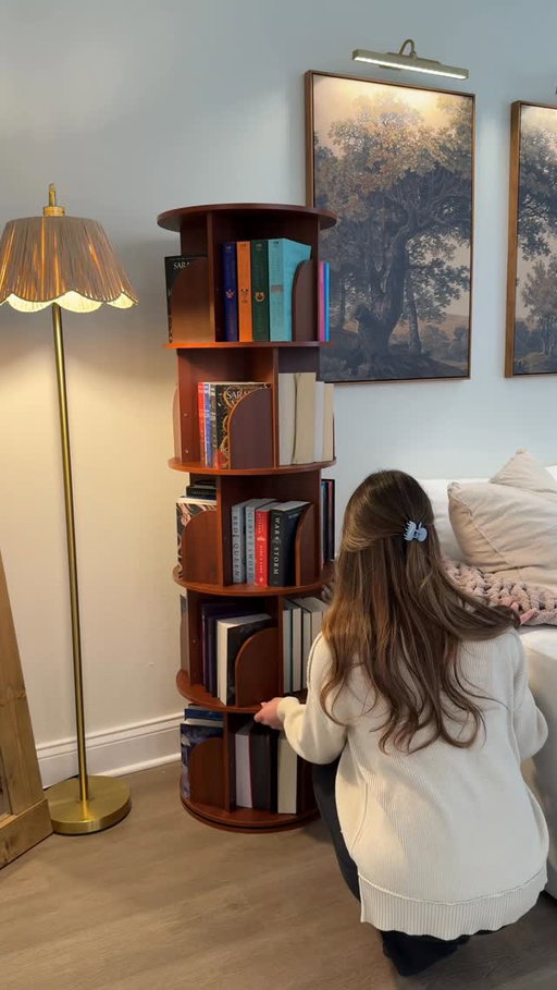 I just found my new favorite bookshelf! This rotating bookshelf holds over 80 books and takes up little space. 🙌🏻📚🤍

🔍CODE【kos7337】in the search bar on TEMU or use the link below to get this lightning deal! *T&Cs apply @shoptemu 

https://app.temu.com/k/p5htuy4y0ts

#temubday #temu #temufinds #shoptemu #ad