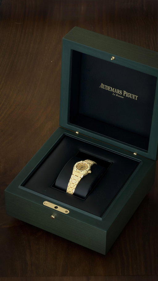 My dream watch 🤍🥹 Such a special piece that I’ll treasure forever 

#RoyalOak #AudermarsPiguet #royaloakmini