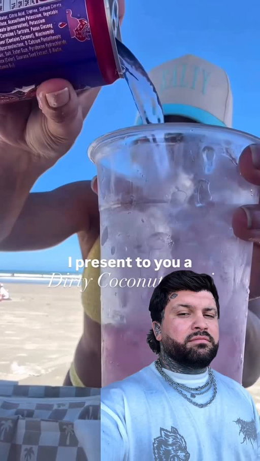 Dirty coconut Alani? Who would’ve thought to mix @drpepper and @alaninutrition for the white girl summer drink?