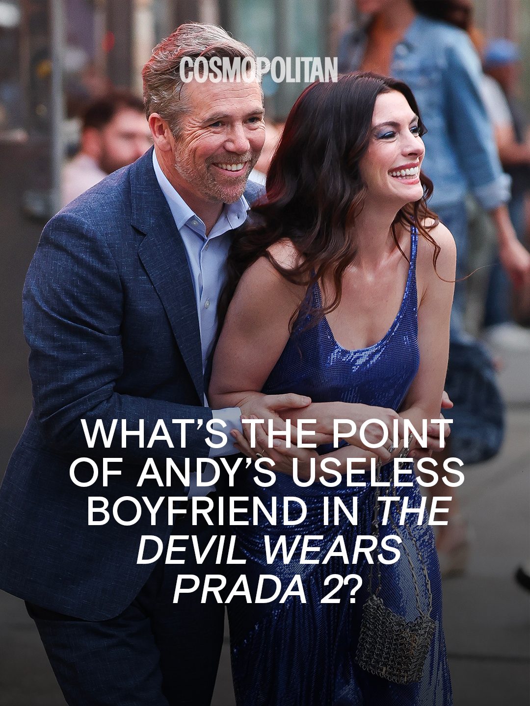 A near-perfect sequel being tainted by a pointless man? Likely thing to happen.
 
After months of anticipation, ‘The Devil Wears Prada 2’ hit theaters on May 1 and was a mostly stellar follow-up to the original. The film reckons with the current magazine apocalypse, editorial pay-for-play, and the degradation of journalism at large. As a sub-plot, there is also a romance between Andy Sachs and the newly introduced Peter, who surprisingly added very little to the plot. All we know is that he (a) is Australian, (b) works in construction, (c) is divorced, and (d) apparently likes Andy.
 
But with such a one-dimensional addition to this cast of characters, we can’t help but wonder: What would be so wrong with just making Andy single? At the link in bio, writer @meganhwallace dives into why the addition of Peter is an insult to single women everywhere.

Photos: Getty Images