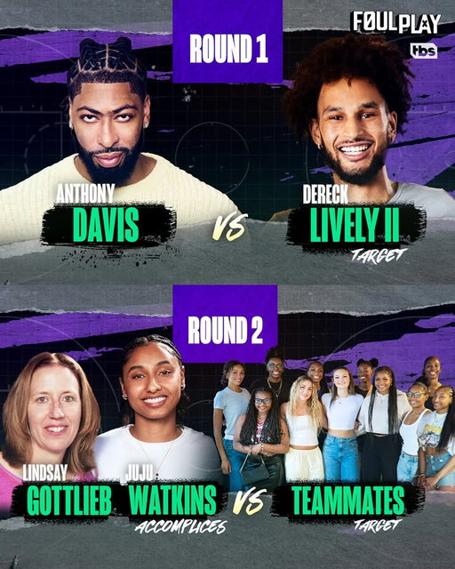 The Mavericks’ Dereck Lively gets pranked tonight by Anthony Davis with a little help from Dude Perfect’s Cody Jones. They set him up on a fake game show that can’t pay up when its contestants hit the jackpot 💰🚫👀

Then JuJu Watkins and Coach Lindsay Gottlieb lure the USC women’s basketball team into a creepy elevator after taking away their phones 📵😈

Watch a brand new episode of Foul Play with Anthony Davis TONIGHT 9/8c on TBS. #FoulPlayTBS