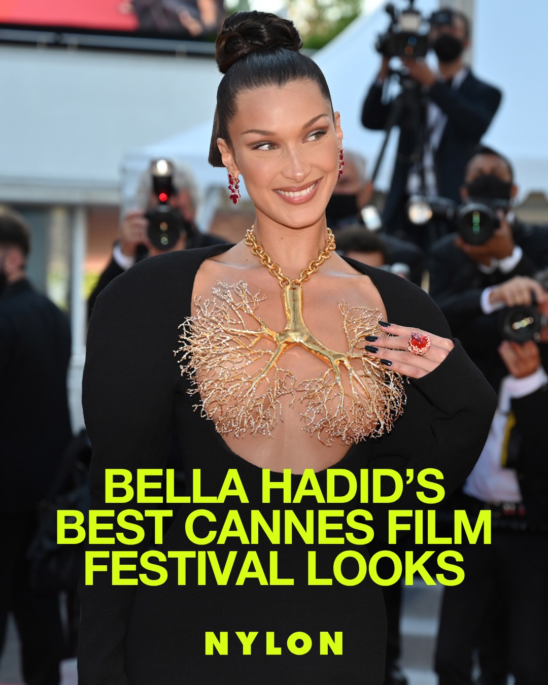 @bellahadid: The Queen of Cannes. 

The supermodel, essential-oil-fragrance CEO, and face of a generation attended her very first #CannesFilmFestival a decade ago, quickly becoming a favorite on the legendary red-carpet staircase outside the esteemed film festival. The South of France has become Hadid’s playground since then, attending almost every year and showing out on the biggest stage for designers and actors alike. Ahead of the 2026 edition of the festival which Hadid will naturally be the focus of, we’ve rounded up our favorite looks of hers from the last decade — see them all at the link in bio.

Photos: Getty
