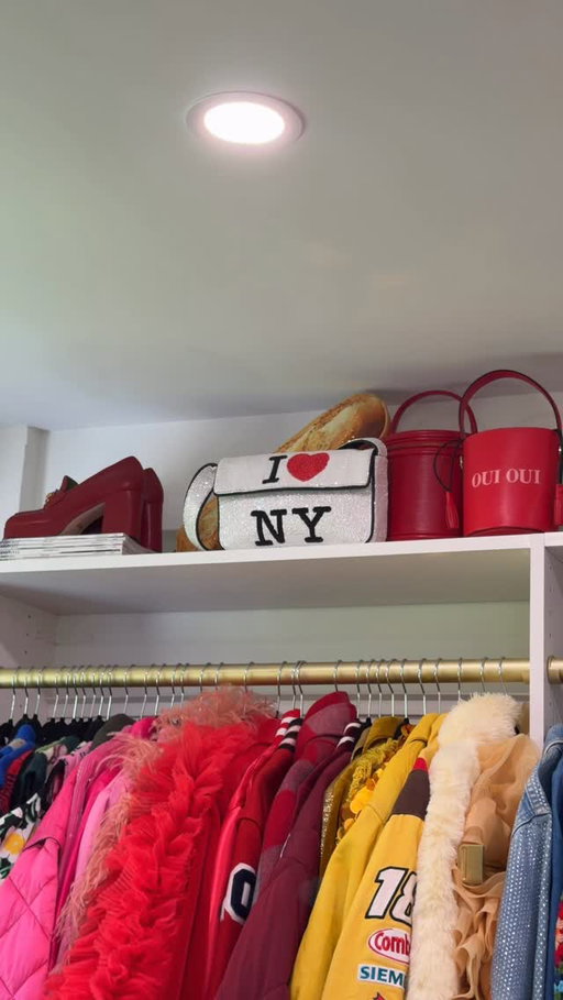 Mama is self made🤭

And some closer looks at our dreammmmm closet 👠

#closettour #closetgoals #dreamcloset #maximalistfashion